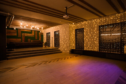 Design loft with a separate entrance