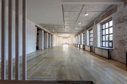 Loft in white brick