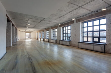 Loft in white brick