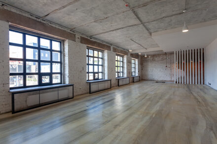 Loft in white brick