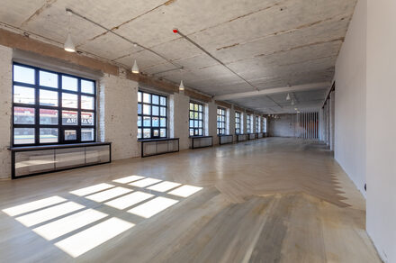 Loft in white brick
