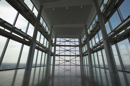 Skyscraper and panoramic terrace