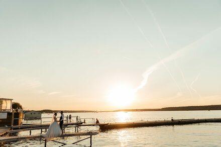 Банкетный зал в яхт-клубе "Родина"