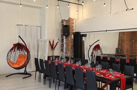 Red Loft. Стильный лофт в красных тонах