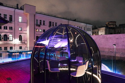 Гримёрка. Купол на крыше