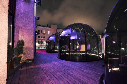 Гримёрка. Купол на крыше