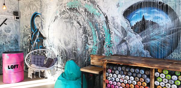 Graffiti Яркий и стильный лофт