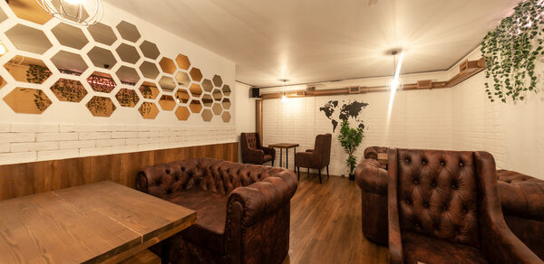 Лофт с каминным залом