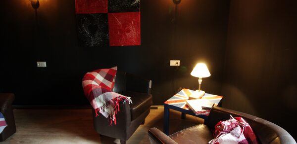 Темный лофт для творческих людей