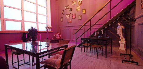 Лофт в лавандовом цвете 