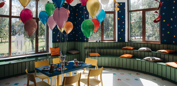 Benua Campus. Яркая комната для творческих мероприятий