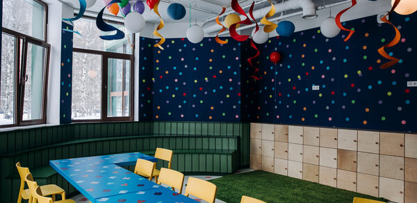 Benua Campus. Яркая комната для творческих мероприятий