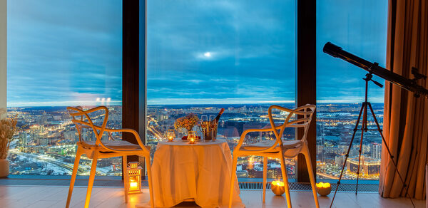 63 этаж Москва Сити Апартаменты с панорамным видом