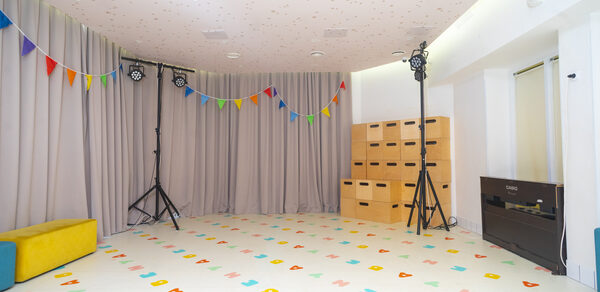 Пространство в пастельных тонах 