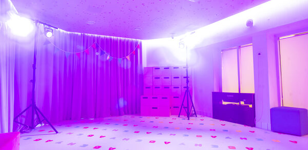 Пространство в пастельных тонах 