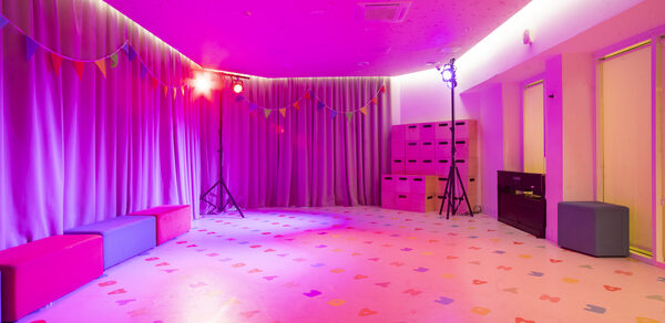 Пространство в пастельных тонах 