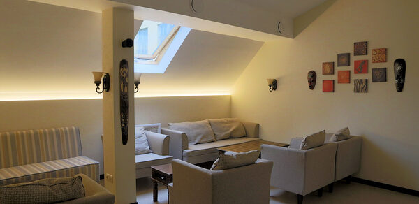 Лофт-кальянная на мансарде