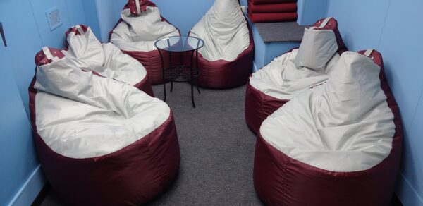 Лофт с пуфами на Спортивной