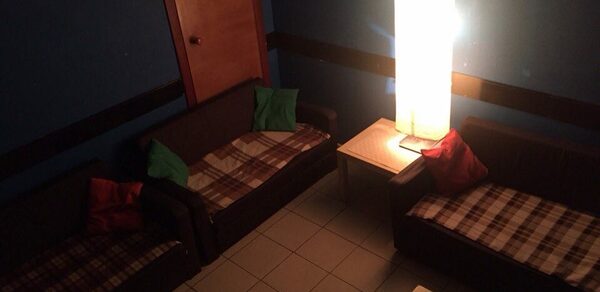 Мини-лофт с диванчиками