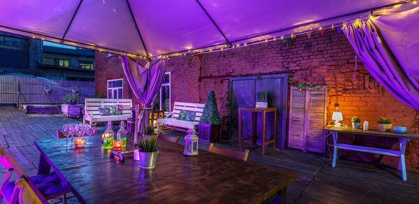 Исторический лофт эпохи Российской Империи с летней верандой