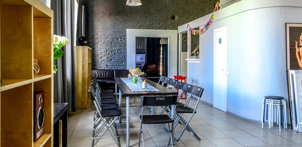 Флакон Двухъярусный лофт с кухней 