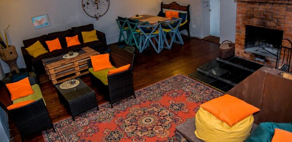 Пентхаус Поднебесная.Каминный зал