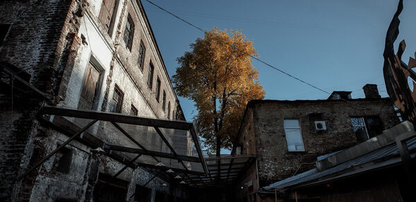 Лофт-пространство с внутренним двором 