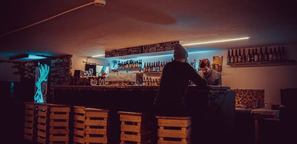 Avrora Bar. Деревянный лофт