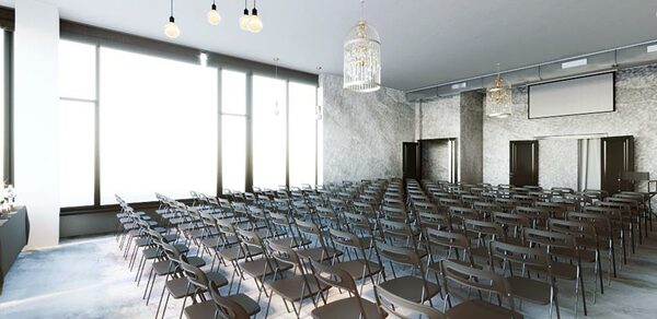 Apriori Photo Белый лофт с панорамными окнами