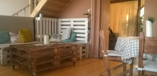 Пентхаус Поднебесная Уютный лофт с двумя балконами