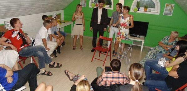 Лофт Домик Лофт в мансарде для праздника