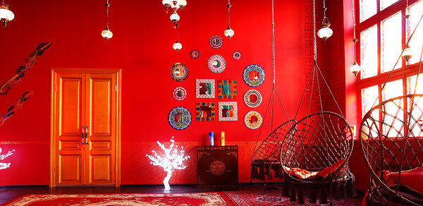 Моя Студия Лофт в восточном стиле с кальянами