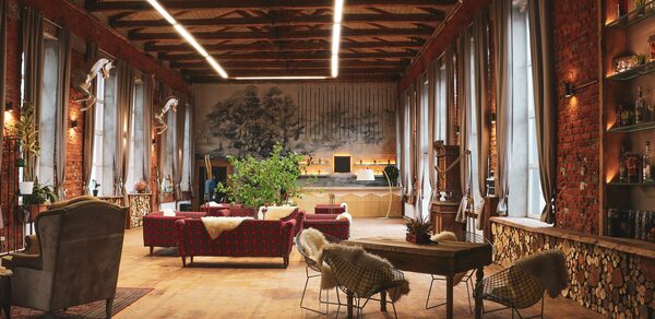 AG Loft. Лофт в альпийском стиле