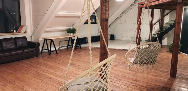 Woodland Loft. Двухуровневый лофт 