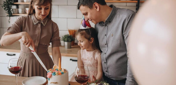 Bright room in Scandinavian style