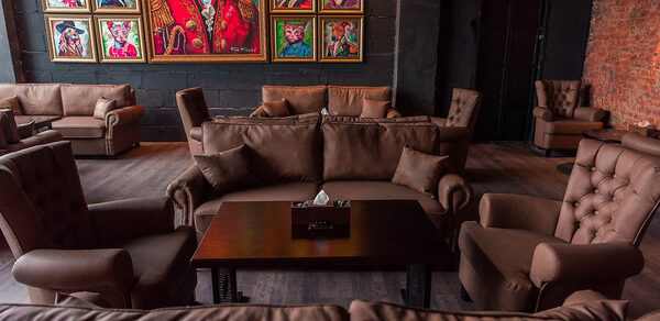 Кальянная Барвиха Lounge Живописный лофт с мягкими диванами