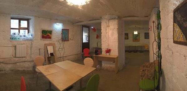 Лофт в белом кирпиче