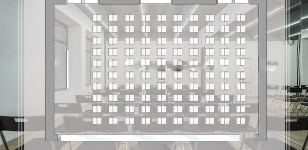 Gold&Dance Светлый зал с большим экраном