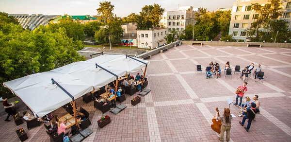 Крыша-терраса на юге Москвы