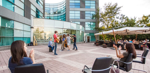 Крыша-терраса на юге Москвы