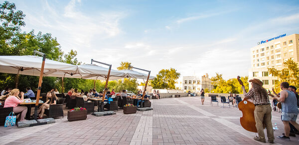 Крыша-терраса на юге Москвы