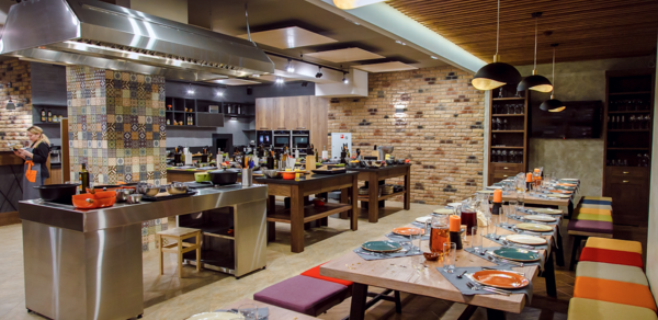 Оборудованная кулинарная студия