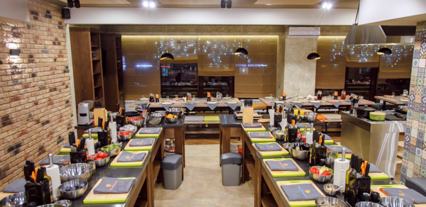 Оборудованная кулинарная студия