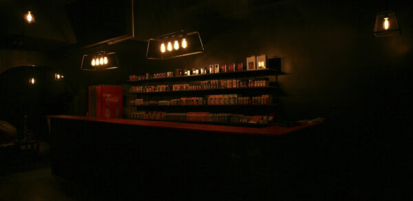 DZHI lounge. Стильный черный лофт