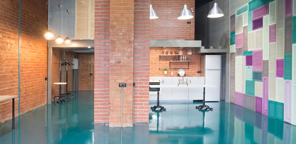 Cpa Loft Современное лофт-пространство с кухней