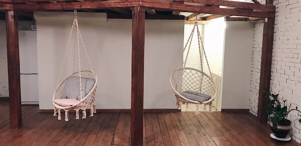 Двухуровневый лофт на мансардном этаже