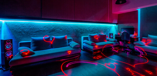 Karaoke loft with light music