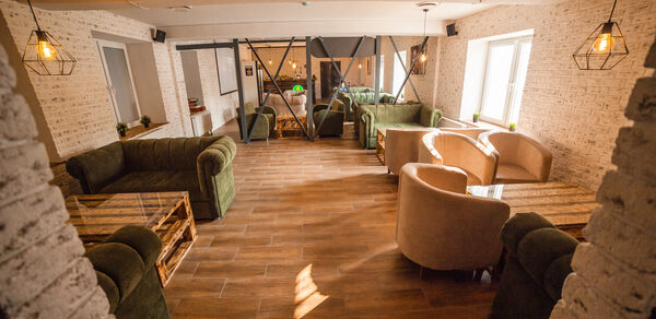 Лаунж-бар в стиле лофт