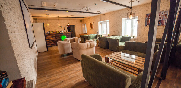 Лаунж-бар в стиле лофт