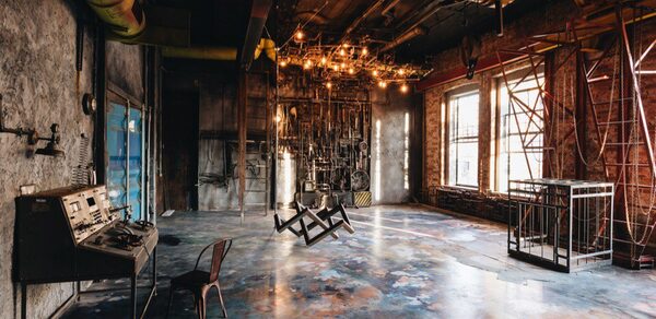 Полигон. Фабрика Зал в стиле стимпанк